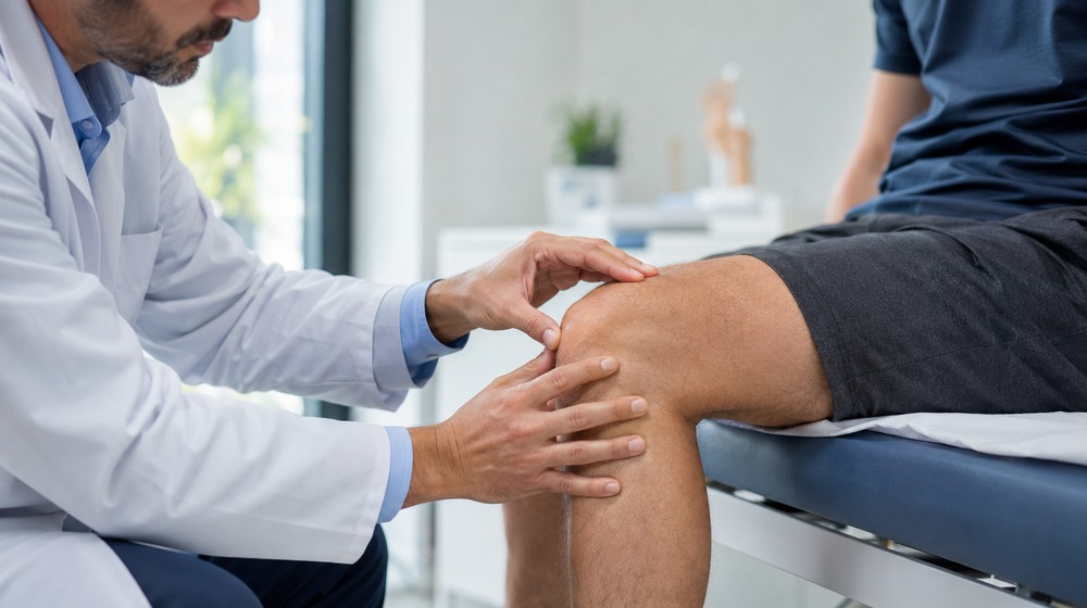 Knee examination at International Joint Center